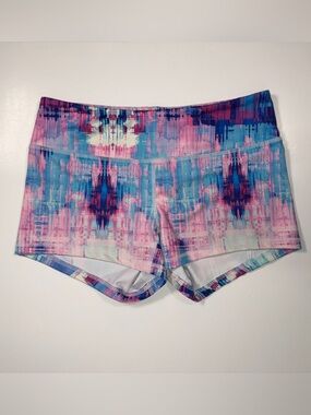 Women’s KFT multicolor athletic shorts size large